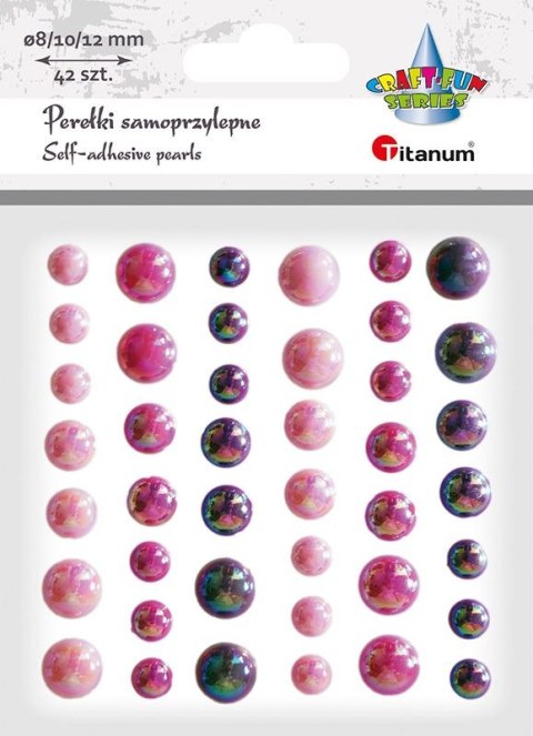 Kryształki Craft-Fun Series 42 szt różowe Titanum (23mH0380)