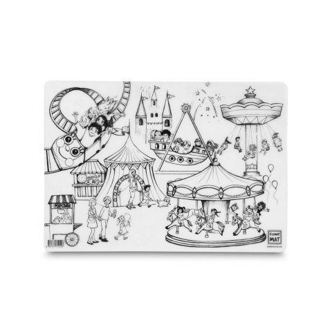 Podkład na biurko FUNNY MAT WHITE PARK ROZRYWKI SFU1040 polipropylen PP [mm:] 335x480 Strigo (8681379310406)