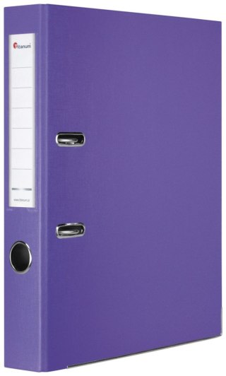 Segregator dźwigniowy A4 50mm fioletowy Titanum (04)