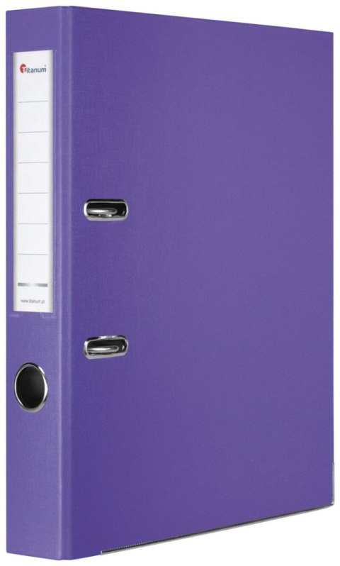 Segregator dźwigniowy A4 50mm fioletowy Titanum (04)