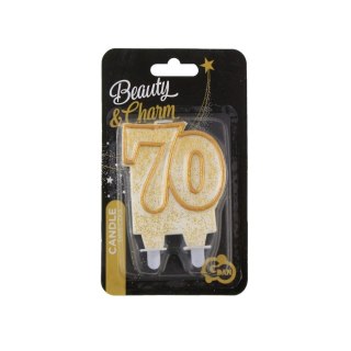 Świeczka urodzinowa ZŁOTA URODZINOWE Godan (PF-SCZK70)