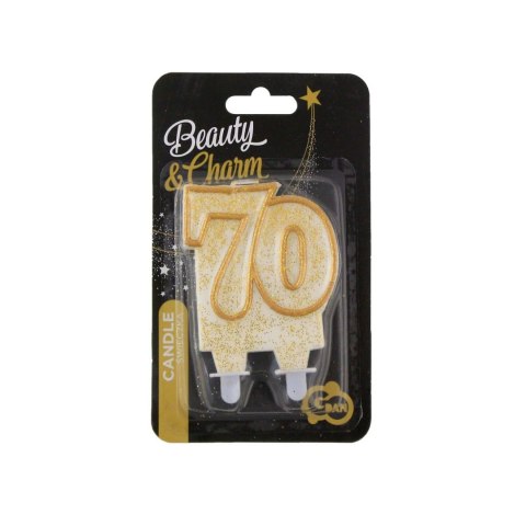 Świeczka urodzinowa ZŁOTA URODZINOWE Godan (PF-SCZK70)