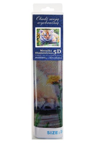 Zestaw kreatywny Diamentowa mozaika 30x40cm Tygrys Flamingo Line (TMF24324)