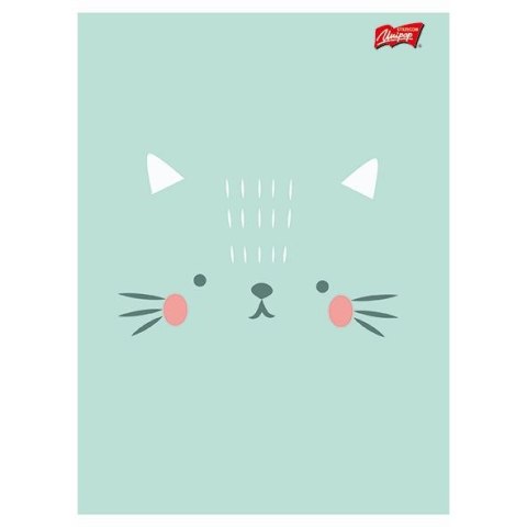 Zeszyt Cute Face A5 32k. 70g linia kolor Unipap