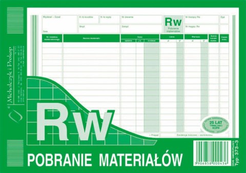 Druk samokopiujący Pobranie materiału (wielokopia) A5 A5 80k. Michalczyk i Prokop (373-3)