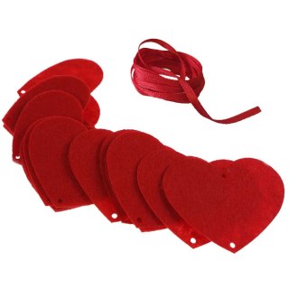 Girlanda pionowa z serduszek 2 m Arpex (WA3896)