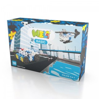 Klocki plastikowe Basic policja 4w1 Meli (50105)