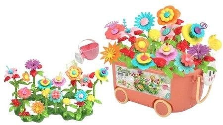 Klocki pozostałe ogród w wózeczku 102 elementy Norimpex (NO-2001675)