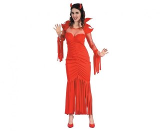 Kostium Zestaw dla dorosłych Czerwona Diablica (sukienka, opaska), rozm. S Godan (SL-DIBS)