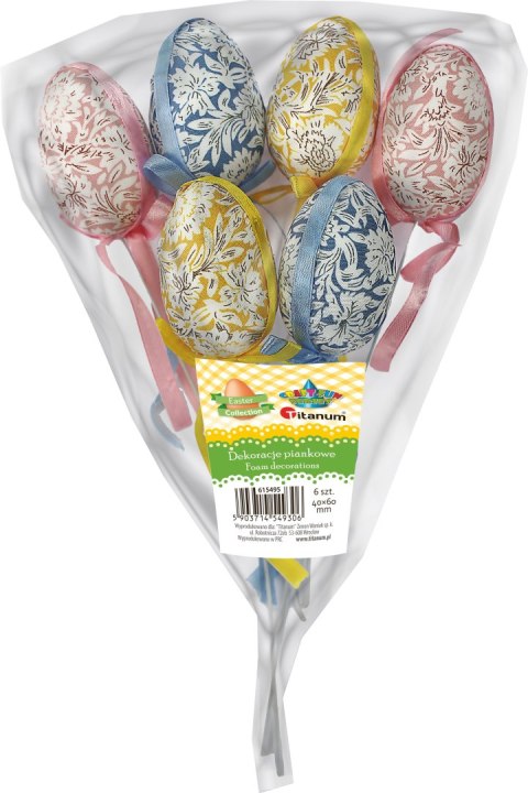 Kwiaty Craft-Fun Series Jajko styropianowe na piku Titanum (B23102)