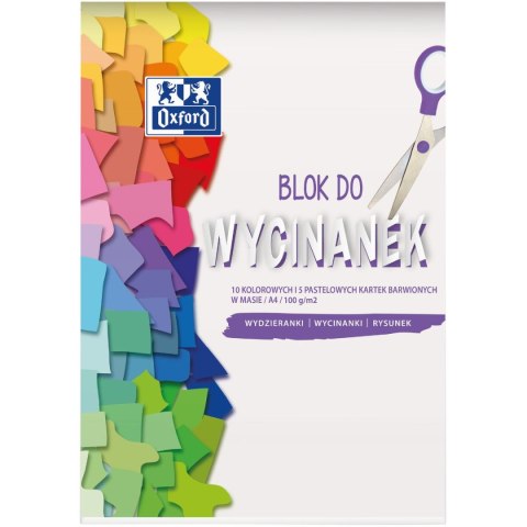 Papier kolorowy kolor A4 mix 15k. Oxford (400166084)
