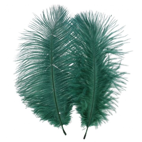 Piórka zielony ciemny Craft With Fun (545787)