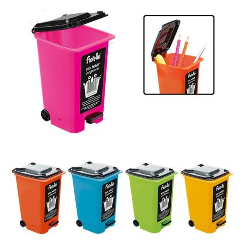 Przybornik na biurko kosz mix plastik Fiorello (GR-F1760)