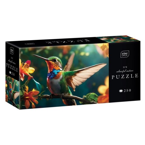 Puzzle COLOURF NATURE 8 HUMMING BIRD 250 el. Interdruk