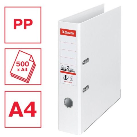 Segregator dźwigniowy A4 75mm biały Esselte (811300)