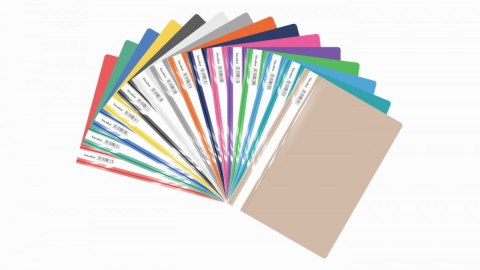 Skoroszyt ECOnomy A4 turkusowy polipropylen PP Biurfol (STP-01-14)