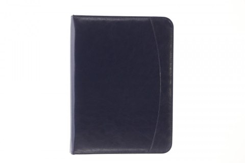 Teczka konferencyjna granatowa A4 granatowa ekoskóra Antra (709)