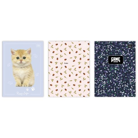 Zeszyt A4/32 linia podwójna A4 32k. 70g czysty Interdruk (5902277339751)