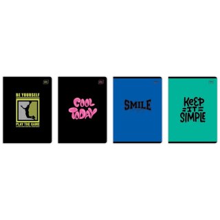 Zeszyt FLUO A5 60k. 70g krata Interdruk