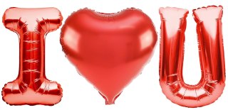 Balon foliowy napis - I