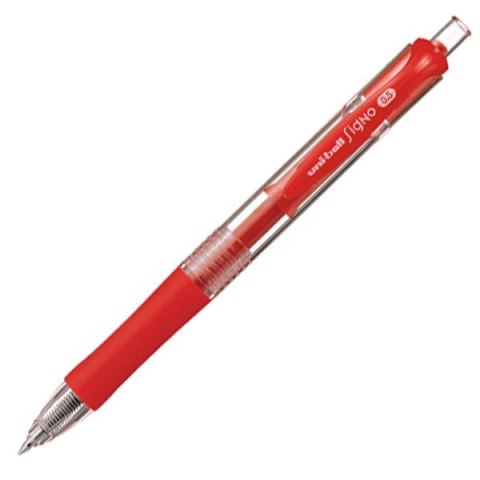 Długopis żelowy wkład czerwony 0,3mm Uni (UMN-152)