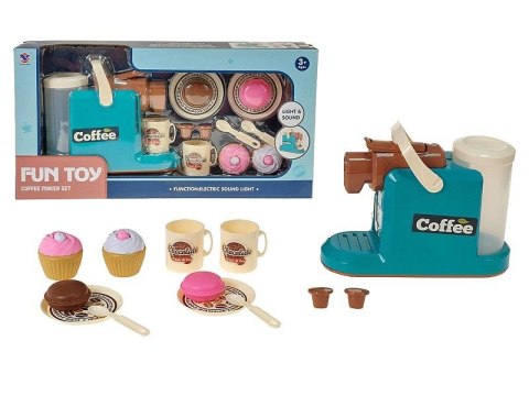 Ekspres do kawy zabawkowy z ciasteczkami i kubkiem Adar (607750)