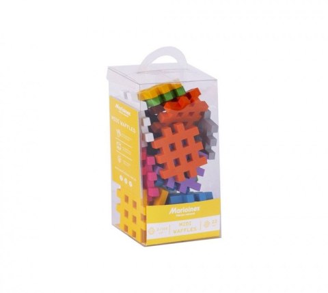 Klocki konstrukcyjne Midi Waffle 22 elementów Marioinex
