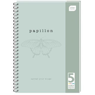 Kołozeszyt (kołonotatnik) B5 160k. krata Interdruk (KOŁOZB5160R)