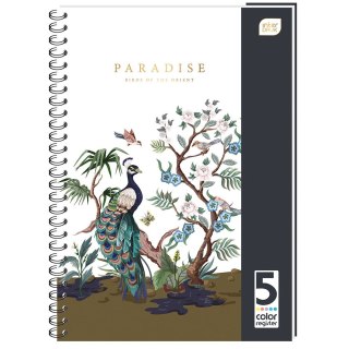 Kołozeszyt (kołonotatnik) B5 160k. krata Interdruk (KOŁOZB5160R)