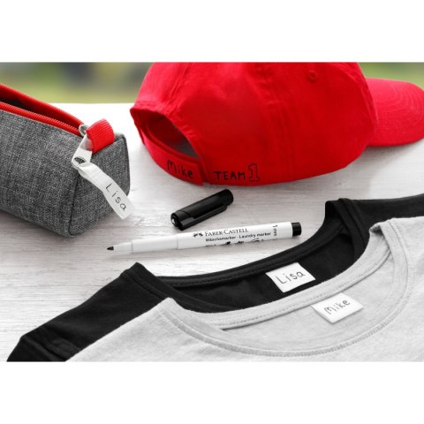 Marker specjalistyczny do znakowania tkanin wkład czarny 1,0mm Faber Castell (159596 FC)