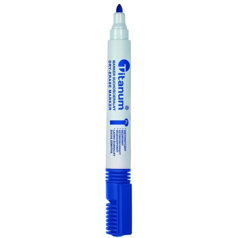 Marker suchościeralny wkład niebieski 3,0mm okrągła końcówka Titanum (BY1026-02)
