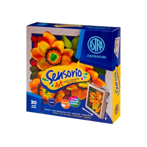 Masa plastyczna dla dzieci Sensorio Art Z Ramką Słoneczniki Astra (336125003)