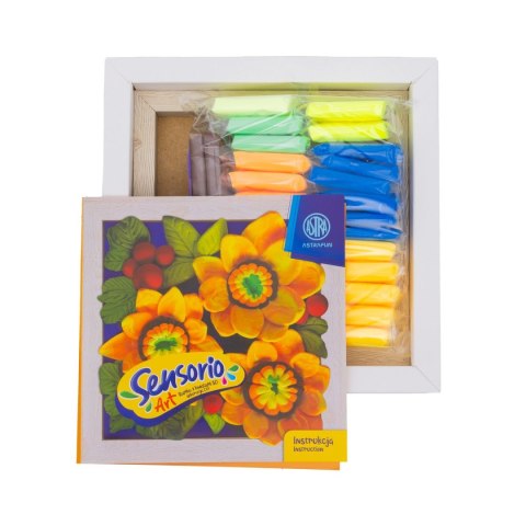 Masa plastyczna dla dzieci Sensorio Art Z Ramką Słoneczniki Astra (336125003)