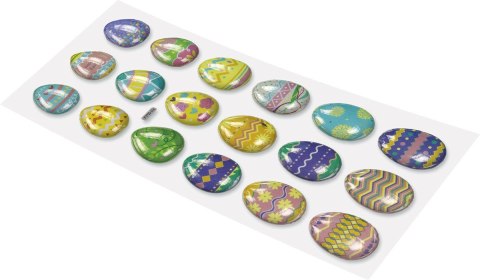 Naklejka (nalepka) Craft-Fun Series wypukłe pisanki Titanum (FPB02)