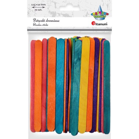 Ozdoba drewniana Craft-Fun Series patyczki Titanum (EB106)