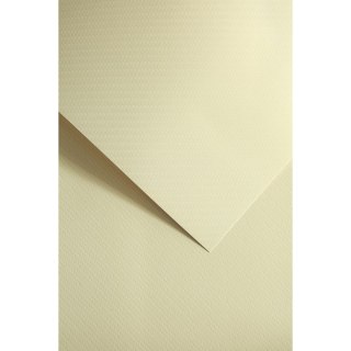 Papier ozdobny (wizytówkowy) batyst kremowy A4 kremowy 180g Galeria Papieru (204112)