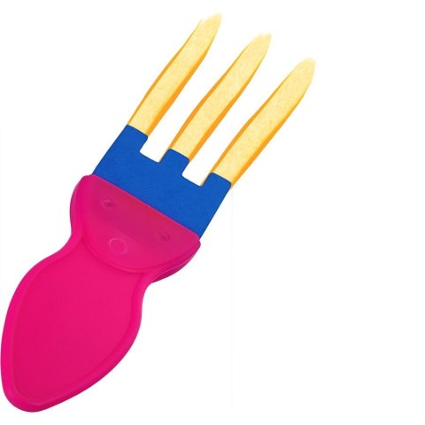 Pędzel Craft-Fun Series piankowe ze wzorami Titanum (22CH0827-1)