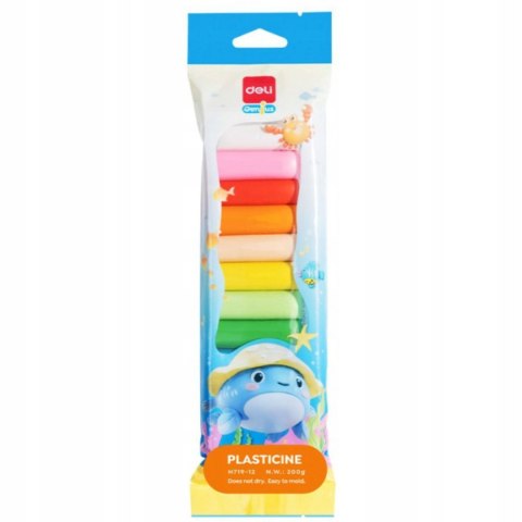 Plastelina 12 kol. wałeczki mix Argo (EH719-12)