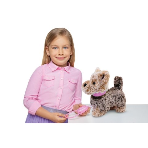 Pluszak interaktywny Natali piesek chodzący na smyczy Artyk (122736)