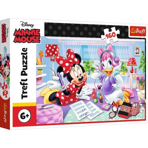 Puzzle Disney Minnie Dzień z przyjaciółką 160 el. Trefl (15373)