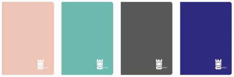 Zeszyt one color A5 32k. 70g krata Interdruk (ZE32#403)