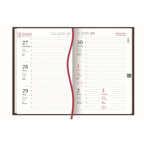 Kalendarz książkowy (terminarz) A5 Michalczyk i Prokop (T-150V-B)