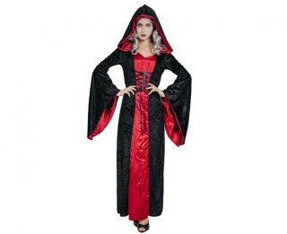 Kostium Strój dla dorosłych Rubinowa Wampirzyca (sukienka z kapturem), rozm. S Godan (SL-CZWS)