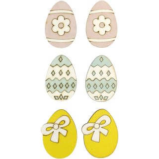 Ozdoba drewniana Craft-Fun Series pisanki samoprzylepne Titanum (191008)