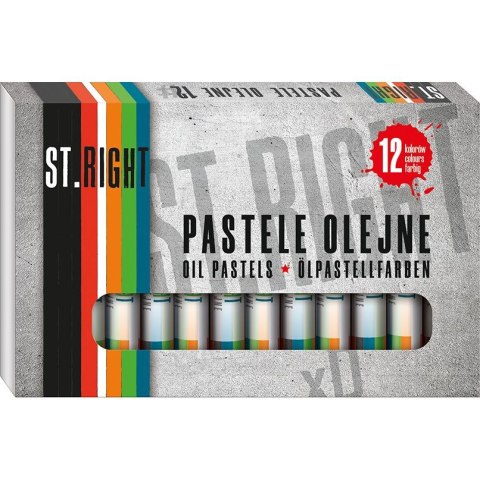 Pastele olejne St.Right 12 kol. St.Majewski