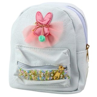 Plecak w cekiny z kokardą Lean (22303)