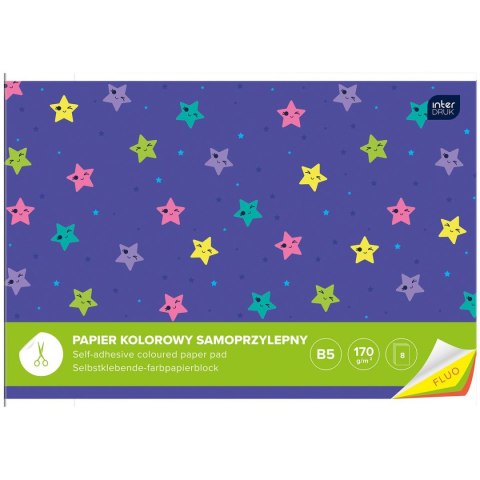 Zeszyt papierów kolorowych B5 Interdruk (ZEPKB5SPFL)
