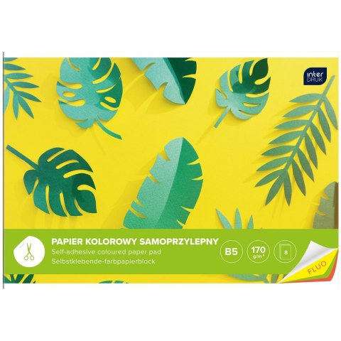 Zeszyt papierów kolorowych B5 Interdruk (ZEPKB5SPFL)