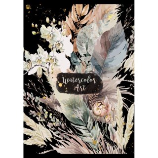Zeszyt watercolor art A5 60k. linia Unipap