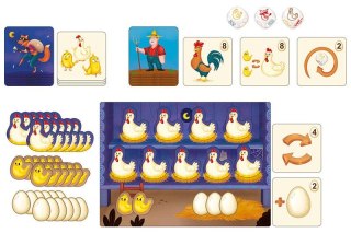 Gra edukacyjna PEŁNY KURNIK - POWRÓT LISA Kukuryku